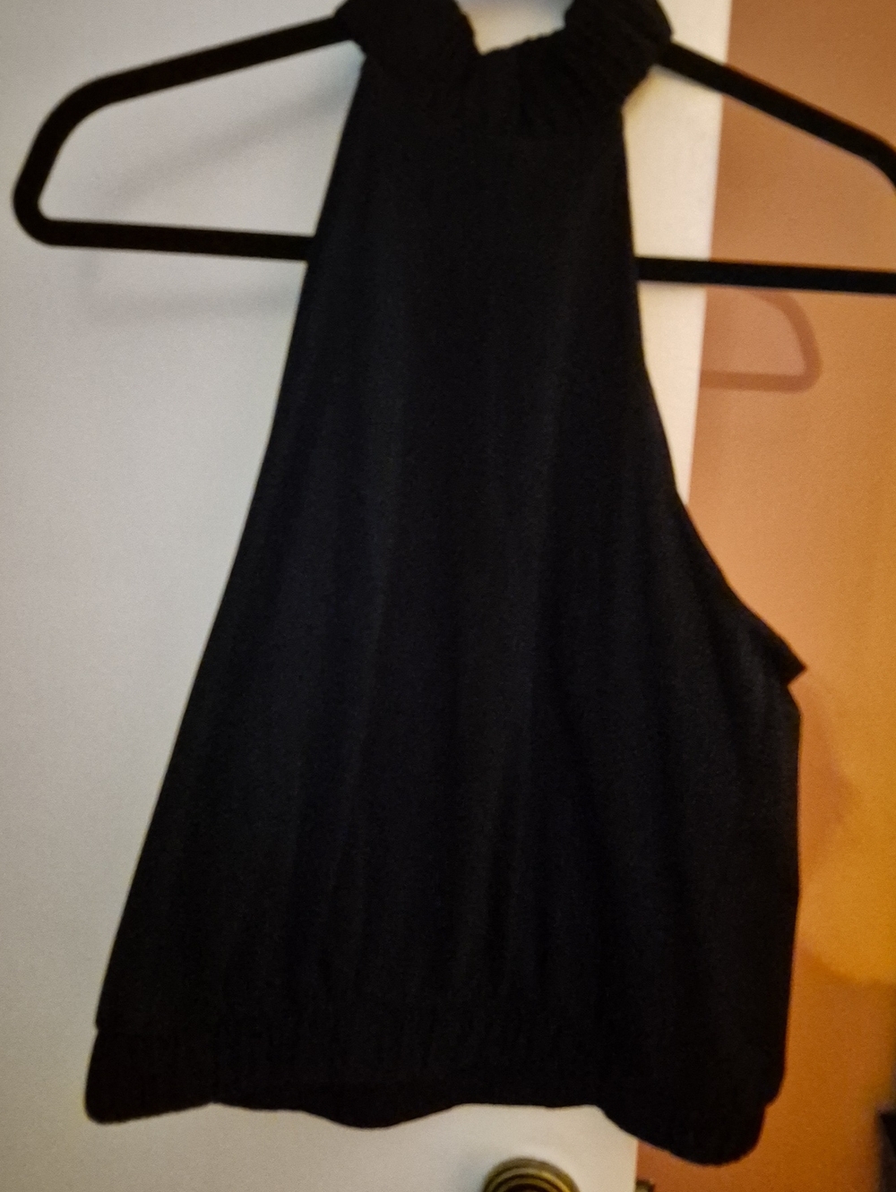 Express Black Halter Tank Top